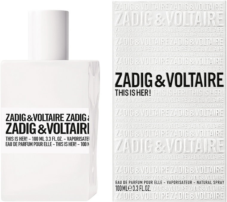 Woda perfumowana dla kobiet Zadig & Voltaire This Is Her 100 ml (3423474891856). Perfumy damskie