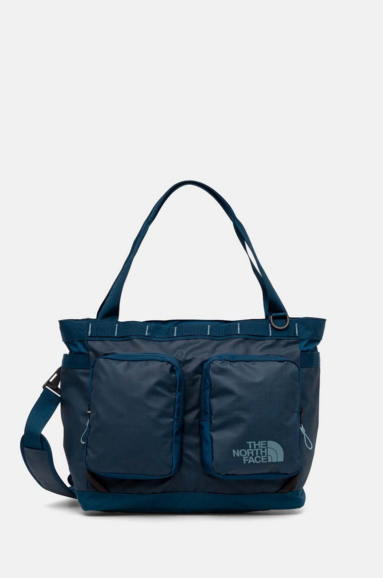 The North Face torba Base Camp Voyager Tote 25L kolor turkusowy NF0A81BM4OJ1