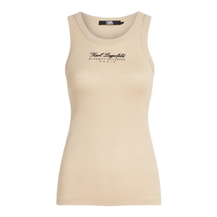 Sleeveless Tops Karl Lagerfeld