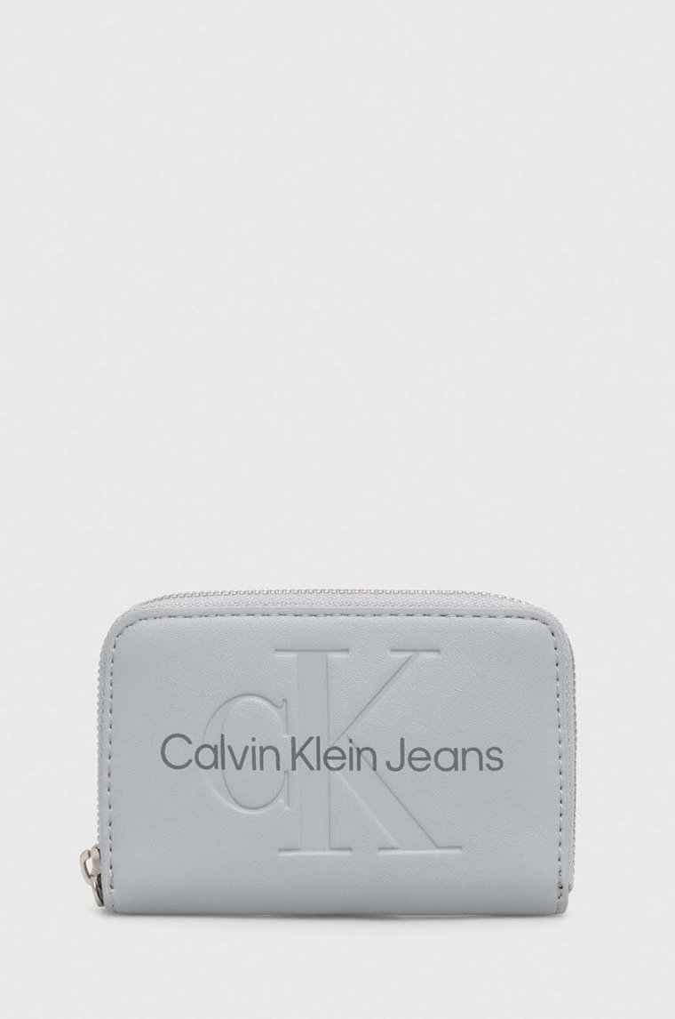 Calvin Klein Jeans portfel damski kolor niebieski K60K612255