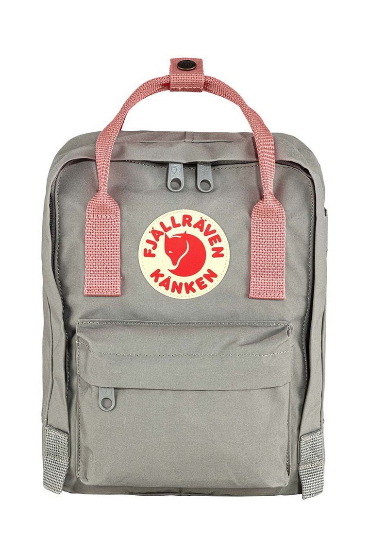 Fjallraven plecak Kanken Mini kolor różowy mały z aplikacją