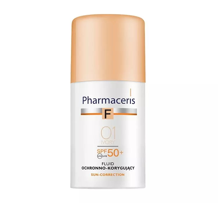 PHARMACERIS F SUN CORRECTION FLUID OCHRONNO-KORYGUJĄCY SPF 50+ 01 IVORY 30ML