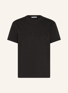 Jw Anderson T-Shirt Z Haftem schwarz