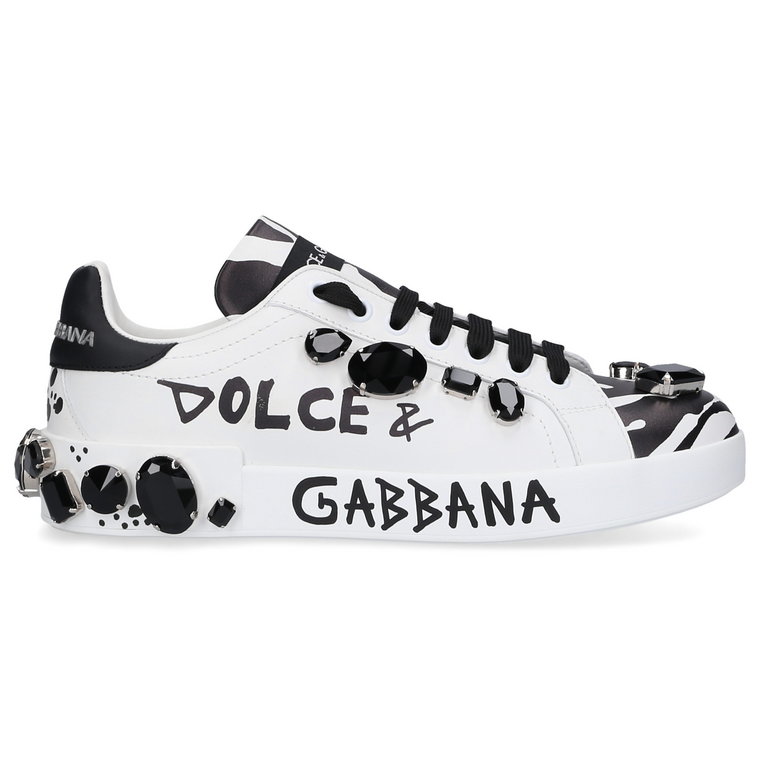 Dolce & Gabbana Trampki niskie PORTOFINO skóra nappa