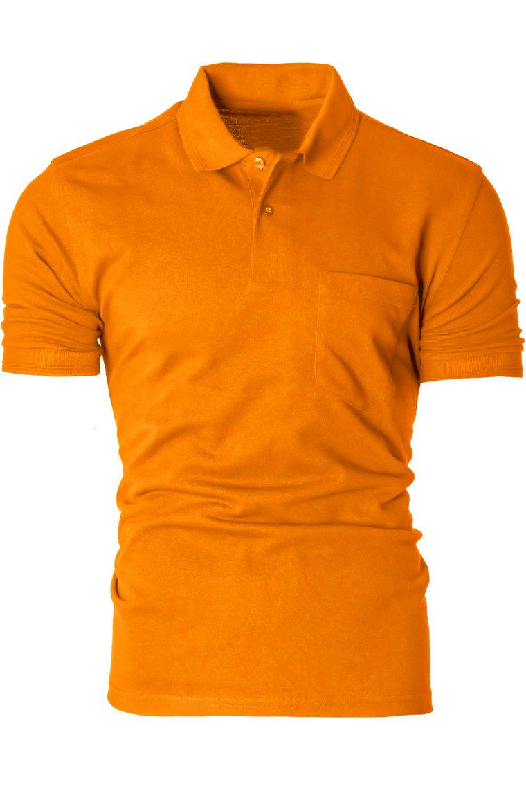 Koszulka polo Eutex07 - pomarańczowa