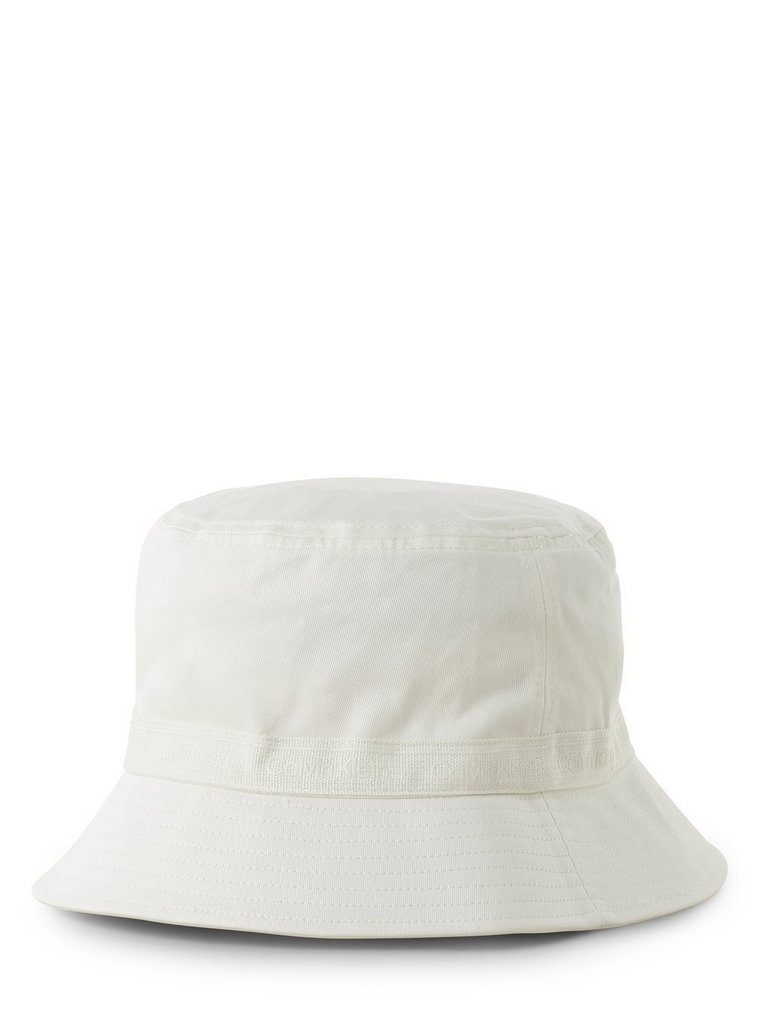Calvin Klein - Damski bucket hat, biały