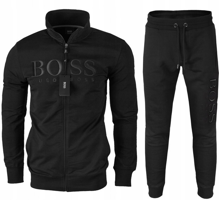 Hugo Boss Dres Spodnie Bluza Rozpinana Haft /L