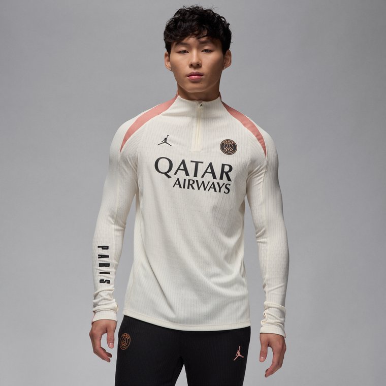 Męska treningowa koszulka piłkarska z dzianiny Jordan Dri-FIT ADV Paris Saint-Germain Strike Elite (wersja trzecia) - Brązowy