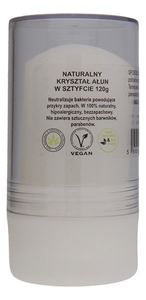 Biomika, naturalny kryształ ałun w sztyfcie, 120 g