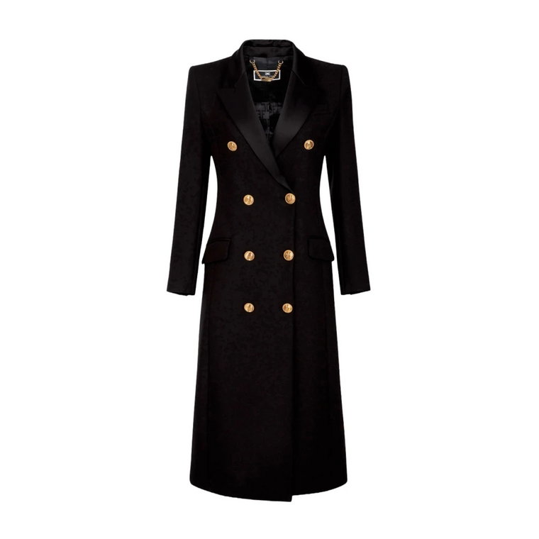 Double-Breasted Coats Elisabetta Franchi