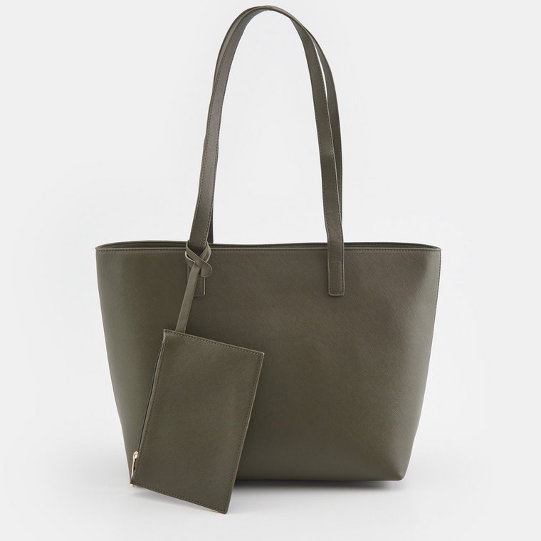 Sinsay - Torba shopper - Khaki