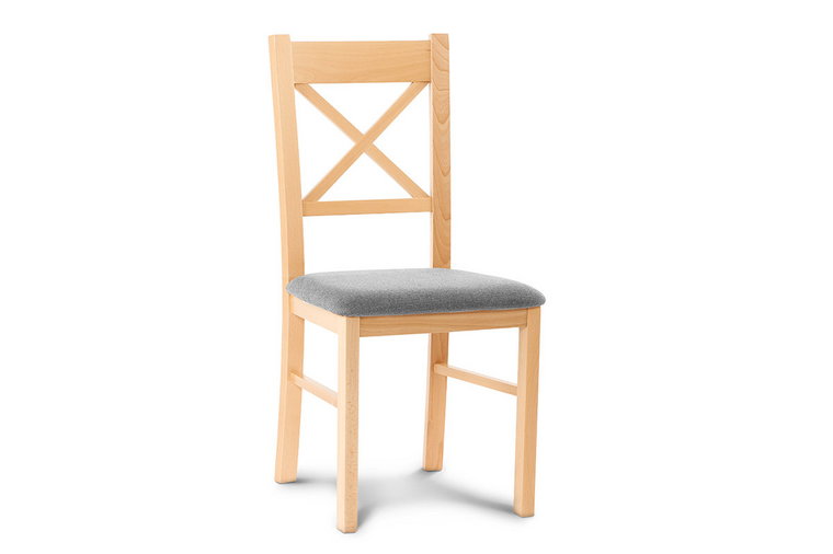 Krzesło KONSIMO Cram, buk jasny szary, 43x94x43 cm, 4 szt.