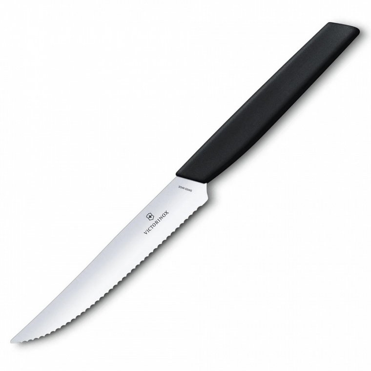 Victorinox - swiss modern - nóż do steków i pizzy - 12 cm - czarny kod: 6.9003.12W