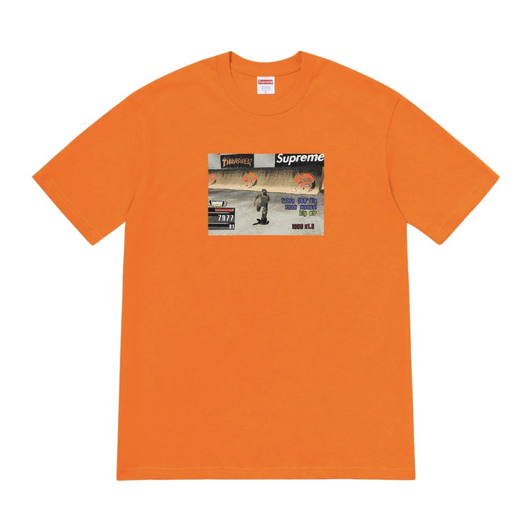 Limitowana Edycja Thrasher Game Tee Orange Supreme