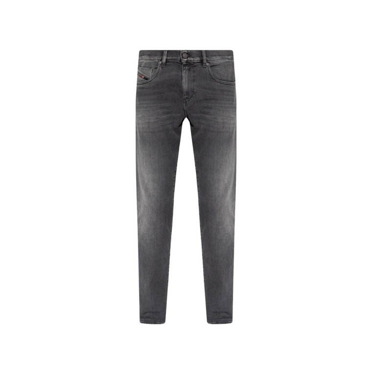 2019 D-Strukt Ciemnoszare Jeansy Slim-Fit Diesel