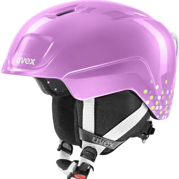 UVEX Heyya Helmet Kids, różowy/biały 46-50cm 2021 Kaski narciarskie