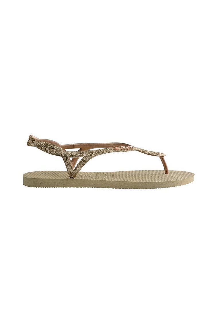 Havaianas Sandały LUNA PREMIUM II damskie kolor beżowy 4146130.0154