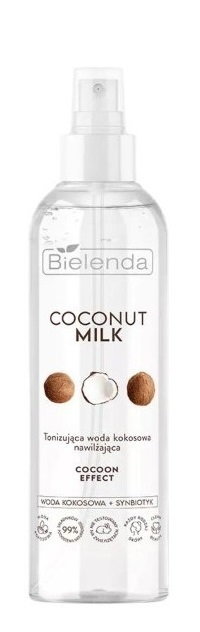 Bielenda Coconut Milk - Tonizująca woda kokosowa nawilżająca Cocoon Effect 200ml