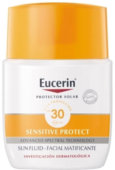 Fluid przeciwsłoneczny dla skóry normalnej Eucerin Facial Sunscreen Fluid Mat Fp30 50 ml (4005800125539). Kosmetyki do ochrony przeciwsłonecznej