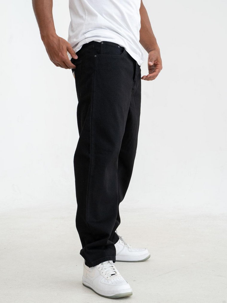 Spodnie Jeansowe Męskie Czarne Carhartt Newel Maitland Organic Cotton