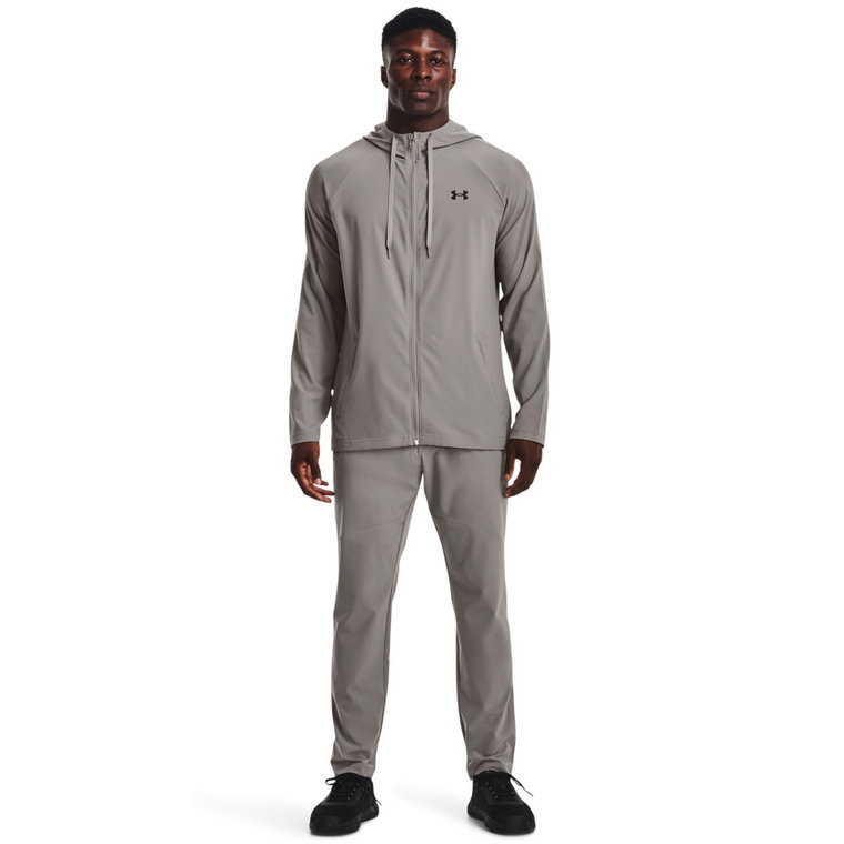 Męskie spodnie treningowe UNDER ARMOUR UA STRETCH WOVEN PANT - szare