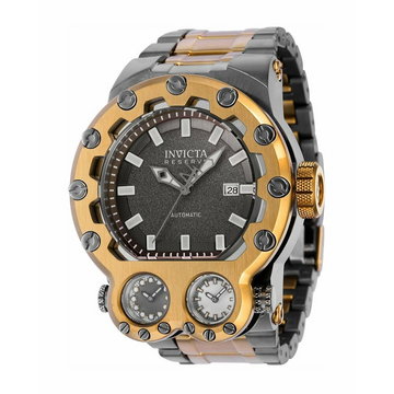 Invicta Watches, Reserve 37554 Men's Automatic Watch - 52mm Szary, male,