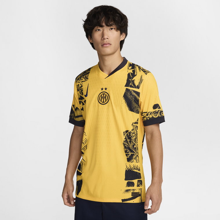 Męska koszulka piłkarska Nike Dri-FIT ADV Authentic Inter Mediolan Match 2024/25 (wersja trzecia) - Żółty