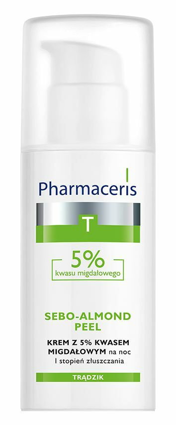 Pharmaceris T Sebo-Almond Peel Krem na noc z 5% kwasem migdałowym