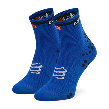 Skarpety Wysokie Unisex COMPRESSPORT - Pro Racing Socks V3.0 Run High PRSV3-RH-512 Blue Lolite