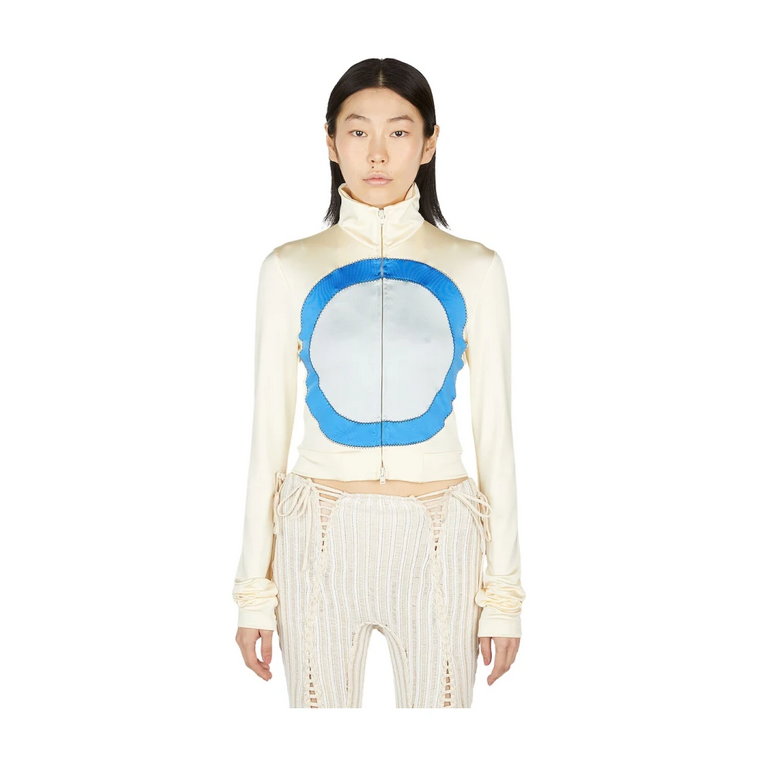 Zip Front Circle Sweatshirt Marni