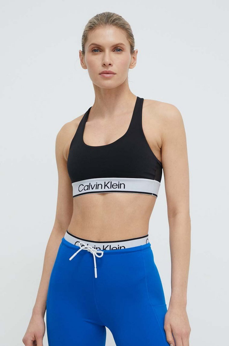 Calvin Klein Performance biustonosz sportowy kolor czarny