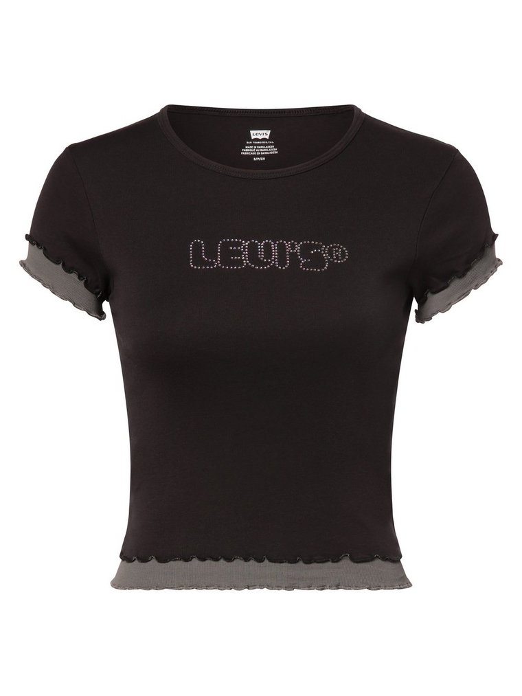Levi's - T-shirt damski, czarny