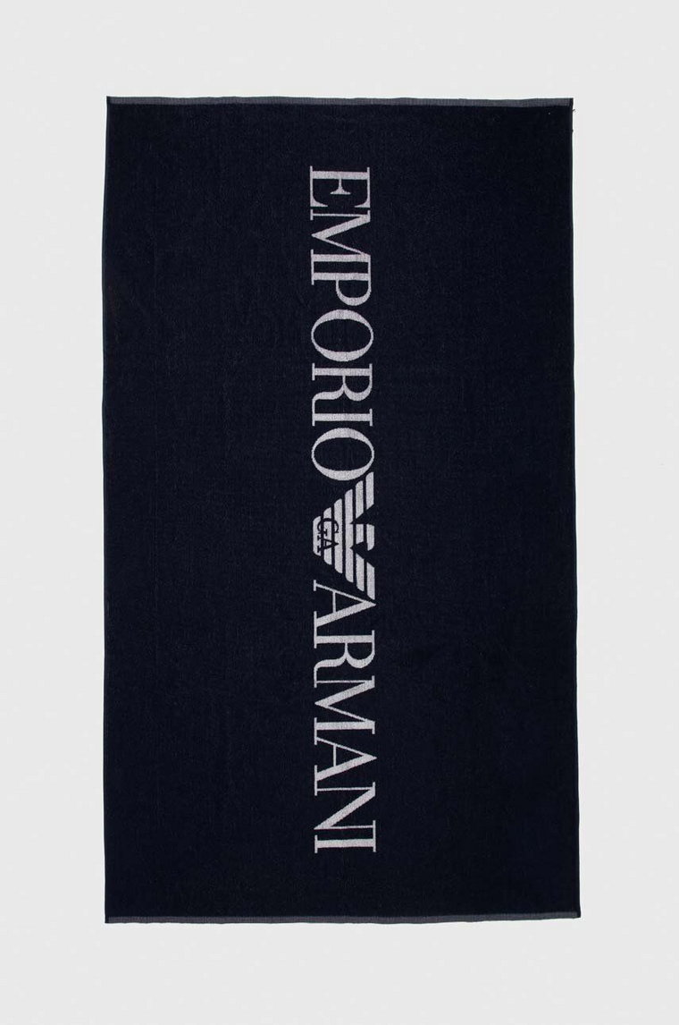 Emporio Armani Underwear ręcznik bawełniany kolor granatowy 231772 4R451