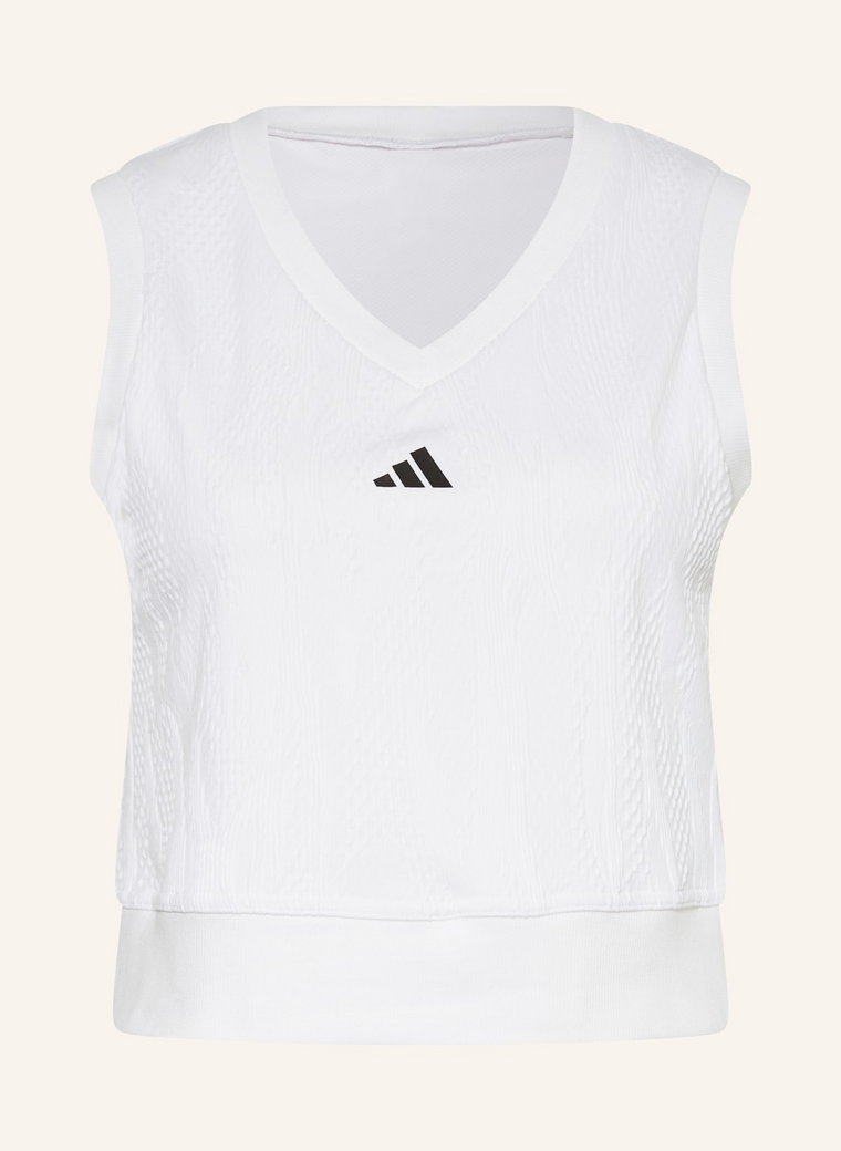 Adidas Krótki Top Pro weiss