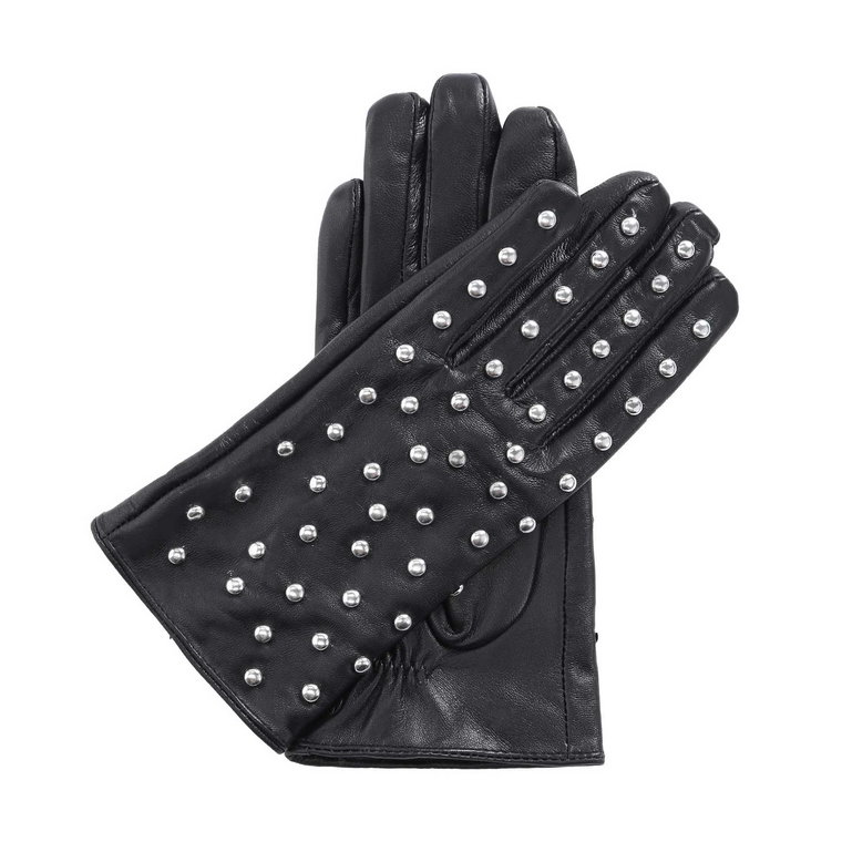 Czarne rękawiczki damskie