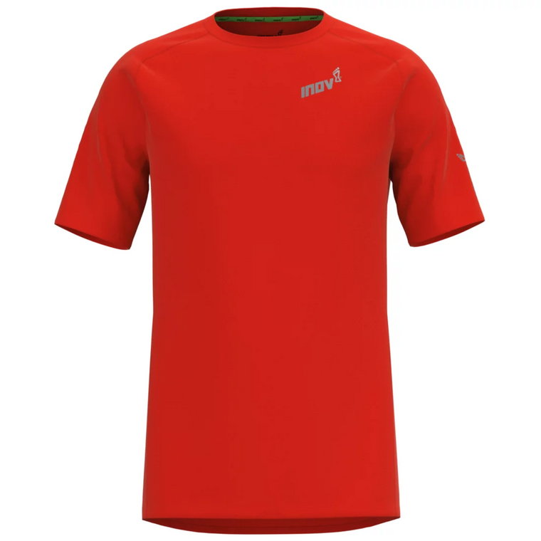 Inov-8 Base Elite SS Tee 000278-RD-03, Męskie, Czerwone, t-shirty, poliester, rozmiar: L