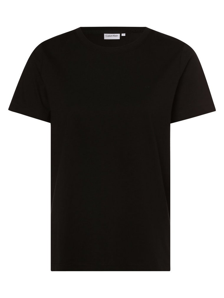 Calvin Klein - T-shirt damski, czarny