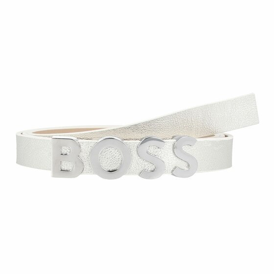 Boss BOSS Bold Pas Skórzany silver 85 cm