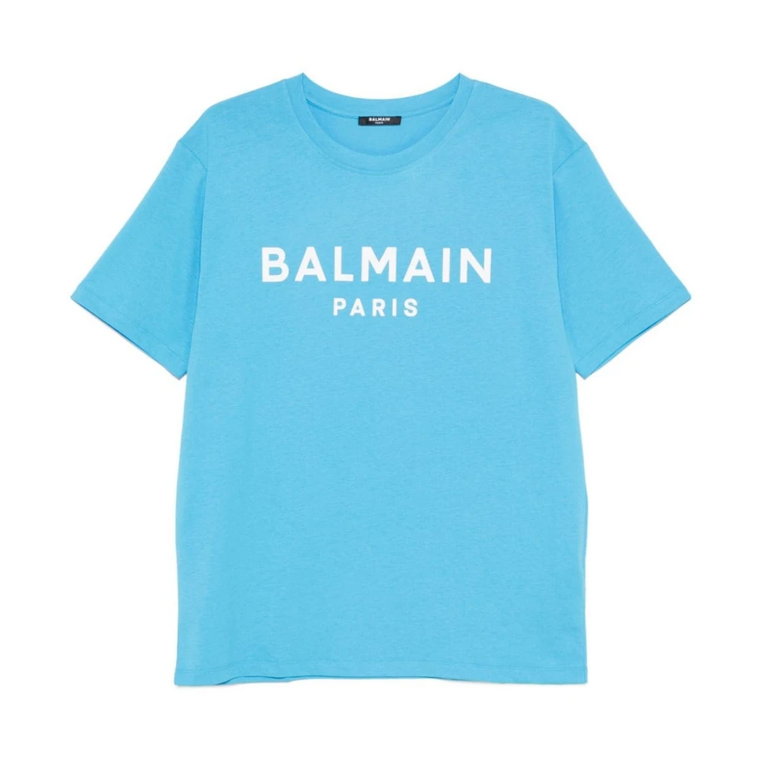 Koszulki i Pola z Nadrukiem Logo Balmain