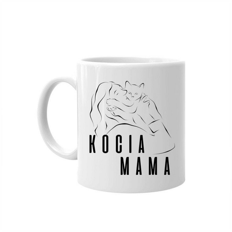 Kocia mama - kubek z nadrukiem