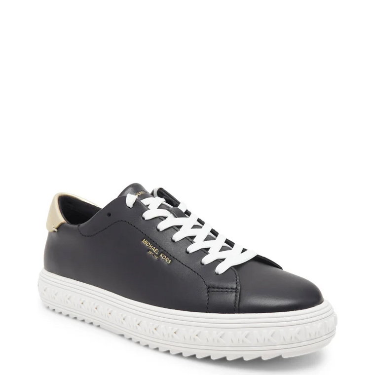 Michael Kors Skórzane trampki GROVE LACE UP