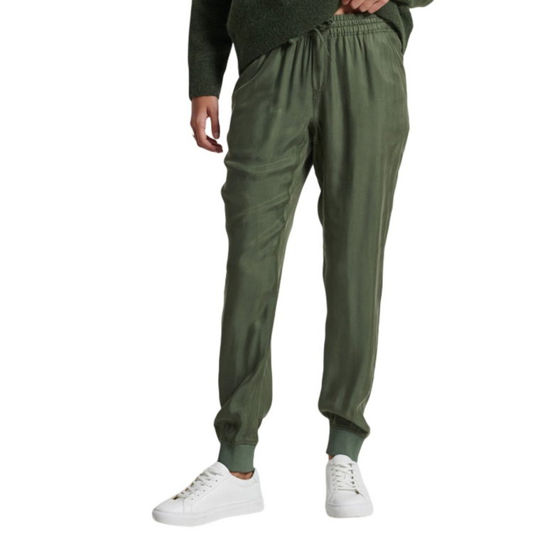 Spodnie damskie Superdry Studios Supro Woven Jogger materiałowe-M