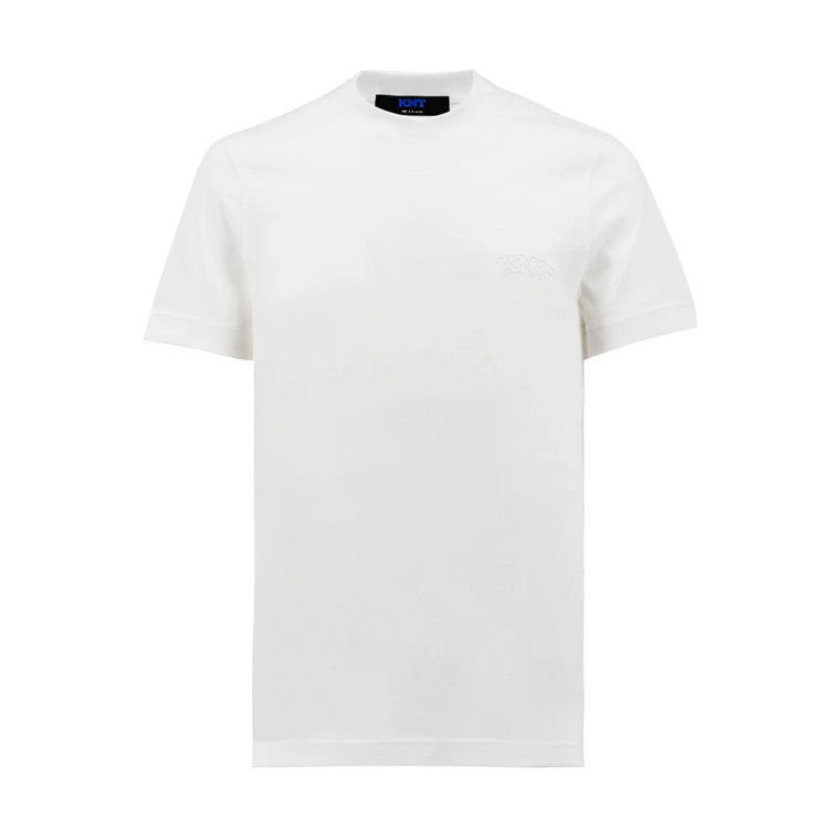 Biała Koszulka Polo Męska Ss23 Kiton