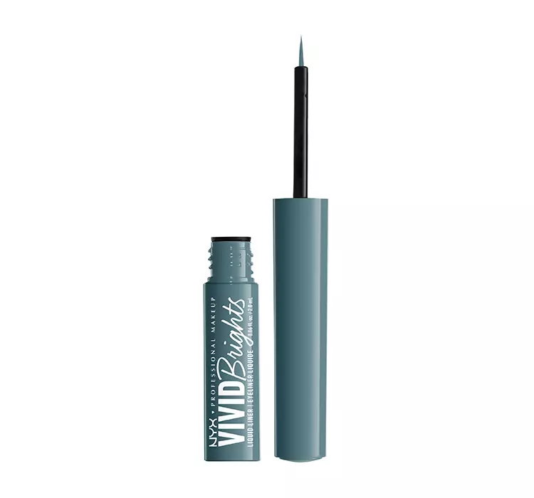 NYX PROFESSIONAL MAKEUP VIVID BRIGHTS EYELINER W PŁYNIE 01 CYAN SIMP 2ML