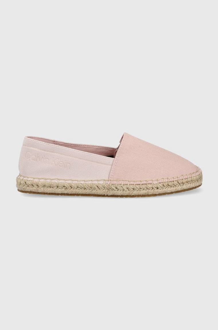 Calvin Klein espadryle kolor różowy