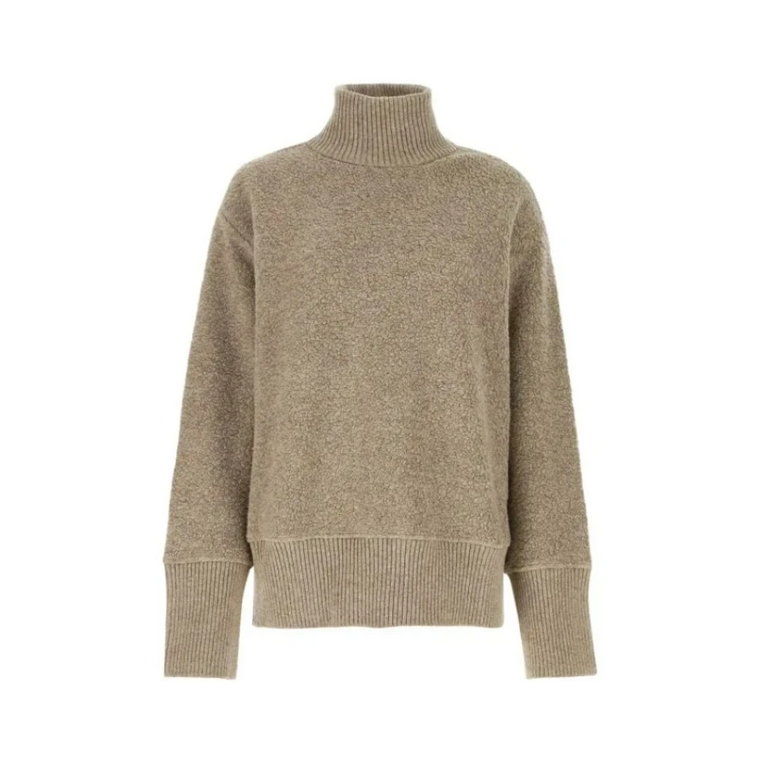 Oversize Dove Grey Terry Sweater Jil Sander