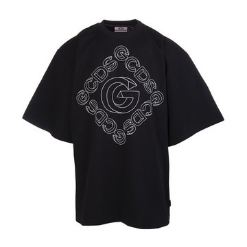 Gcds, T-shirt Czarny, male,