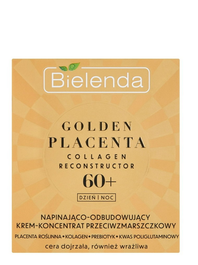 Bielenda Golden Placenta - Napinająco-odbudowujący krem przeciwzmarszczkowy 70+ dzień/noc 50ml