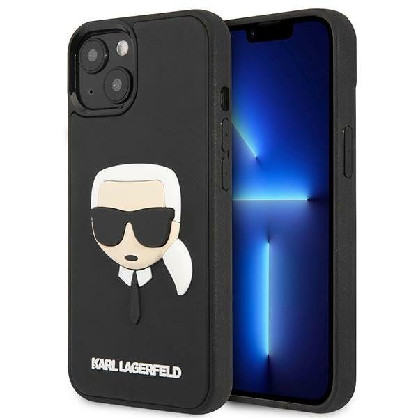 Karl Lagerfeld KLHCP14MKH3DBK iPhone 14 Plus 6,7" czarny/black hardcase 3D Rubber Karl`s Head