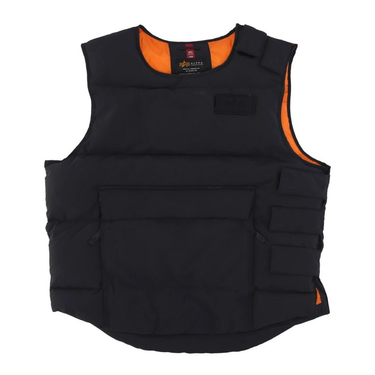 Czarny Protector Puffer Vest Alpha Industries